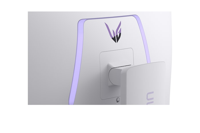 close-up view of the rear emblem lights on