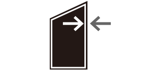 Borderless design icon.