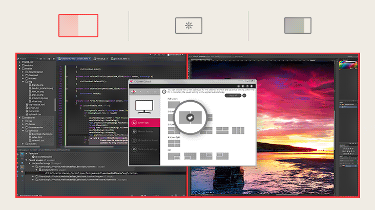 OnScreen Control biedt een gebruiksvriendelijkere interface.
