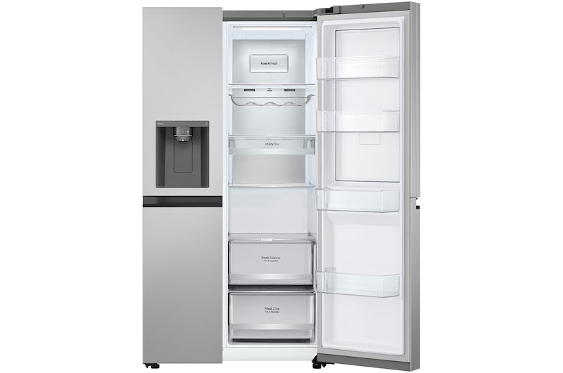 LG 635L Side by Side Fridge with Craft Ice™, GS-D600PLC