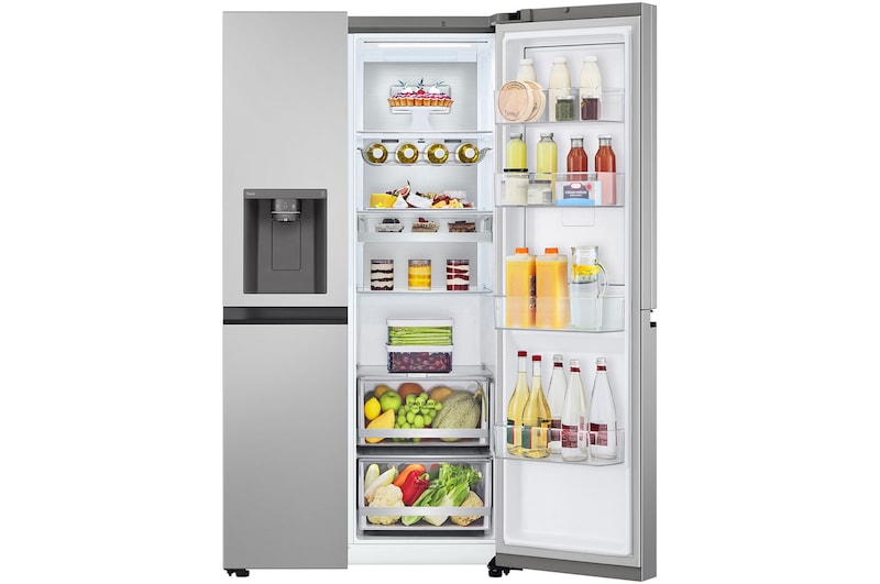 LG 635L Side by Side Fridge with Craft Ice™, GS-D600PLC