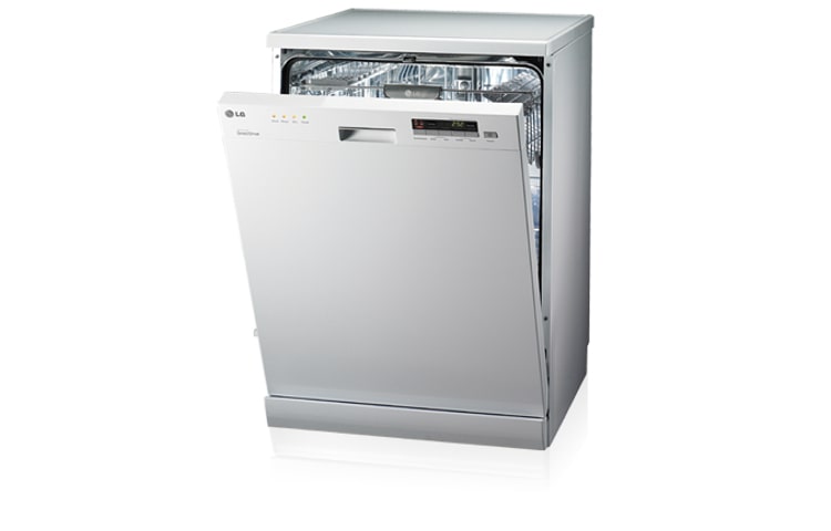 LG 14 Place Setting White Dishwasher with 10YR Direct Drive Motor Warranty (Water Rating 4 Stars), LD-1419W2