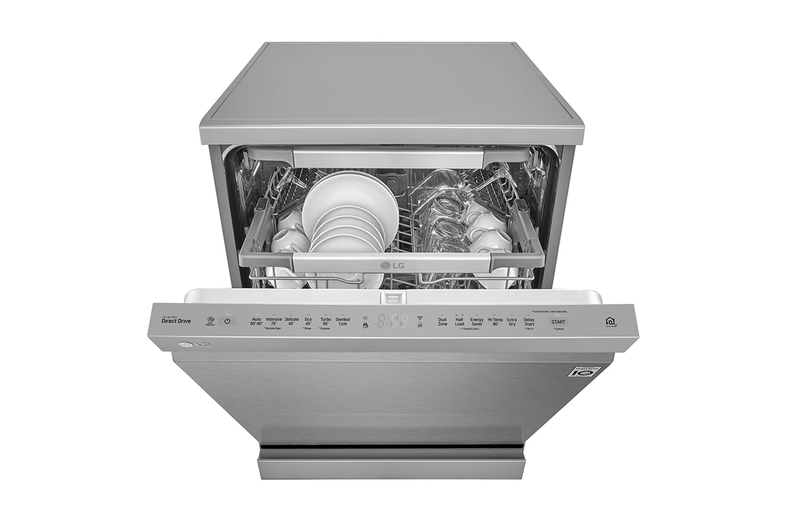 LG 15 Place QuadWash® Dishwasher in Noble Steel Finish, XD3A15NS