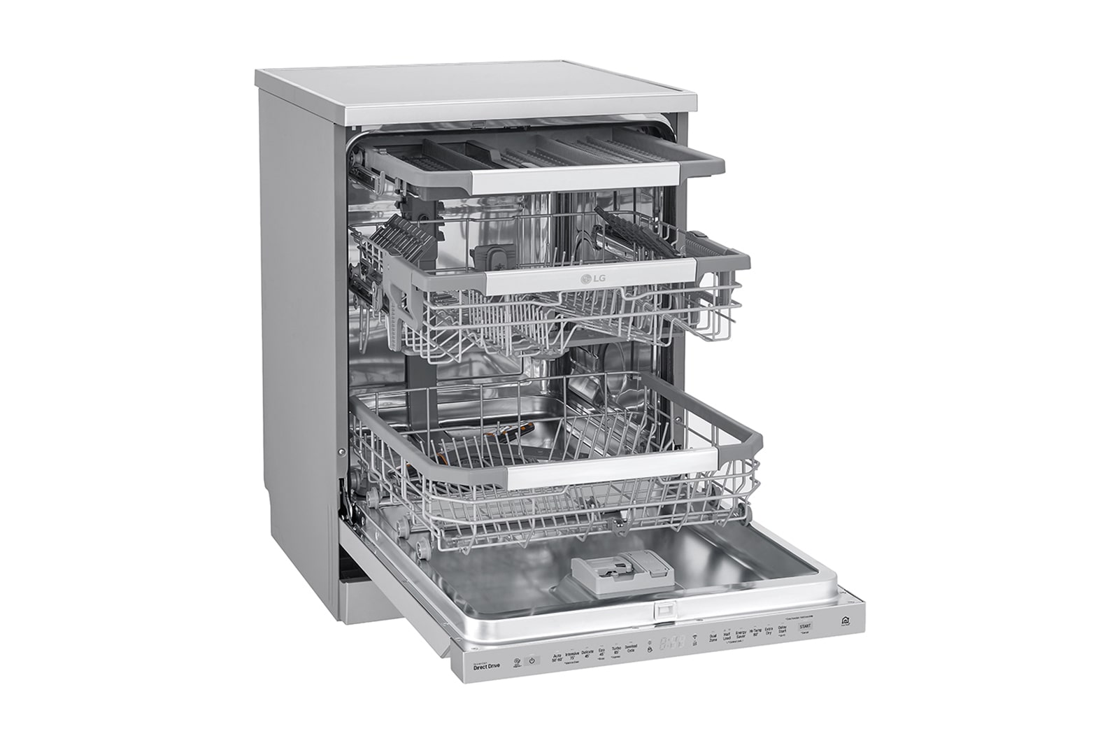 LG 15 Place QuadWash® Dishwasher in Noble Steel Finish, XD3A15NS