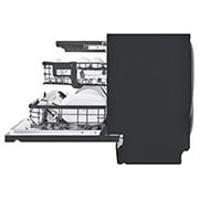 LG 15 Place QuadWash® Dishwasher with Auto Open Door in Matte Black Finish with TrueSteam™ - Built-Under, XD3A25UMB