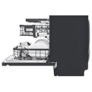 LG 15 Place QuadWash® Dishwasher with Auto Open Door in Matte Black Finish with TrueSteam™ - Built-Under, XD3A25UMB