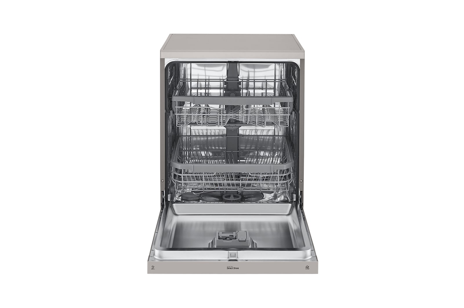 LG 14 Place QuadWash® Dishwasher in Platinum Steel Finish, XD4B14PS
