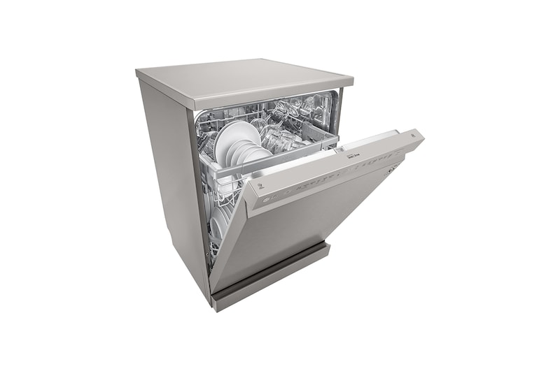 LG 14 Place QuadWash® Dishwasher in Platinum Steel Finish, XD4B14PS