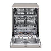 LG 14 Place QuadWash® Dishwasher in Platinum Steel Finish with TrueSteam®, XD4B24PS