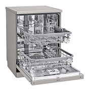 LG 14 Place QuadWash® Dishwasher in Platinum Steel Finish with TrueSteam®, XD4B24PS