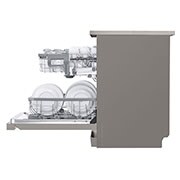 LG 14 Place QuadWash® Dishwasher in Platinum Steel Finish with TrueSteam®, XD4B24PS