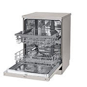 LG 14 Place QuadWash® Dishwasher in Platinum Steel Finish, XD5B14PS