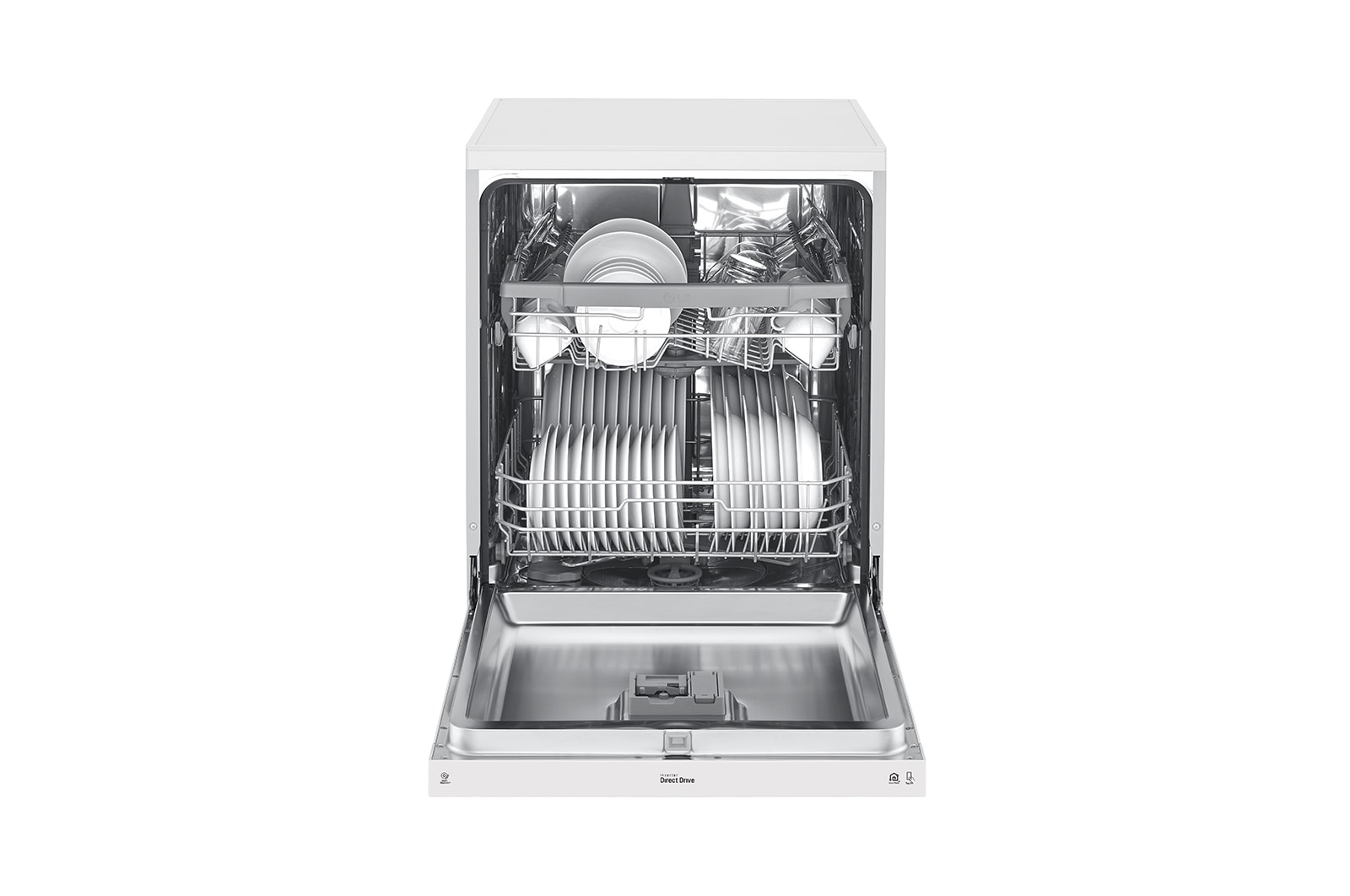 LG 14 Place QuadWash® Dishwasher in White Finish, XD5B14WH