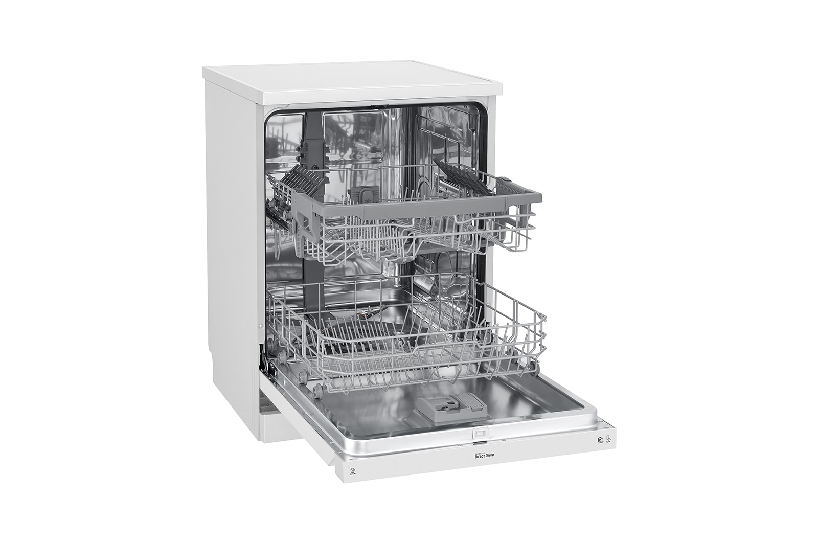 LG 14 Place QuadWash® Dishwasher in White Finish, XD5B14WH