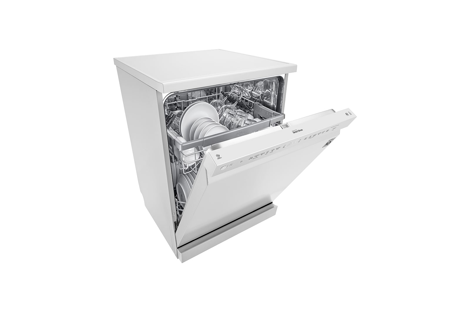 LG 14 Place QuadWash® Dishwasher in White Finish, XD5B14WH