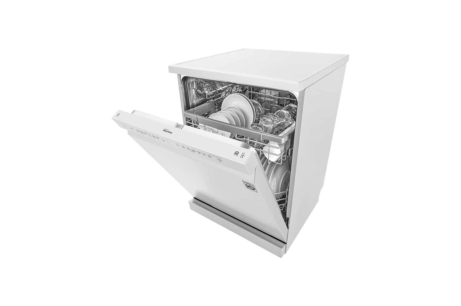 LG 14 Place QuadWash® Dishwasher in White Finish, XD5B14WH