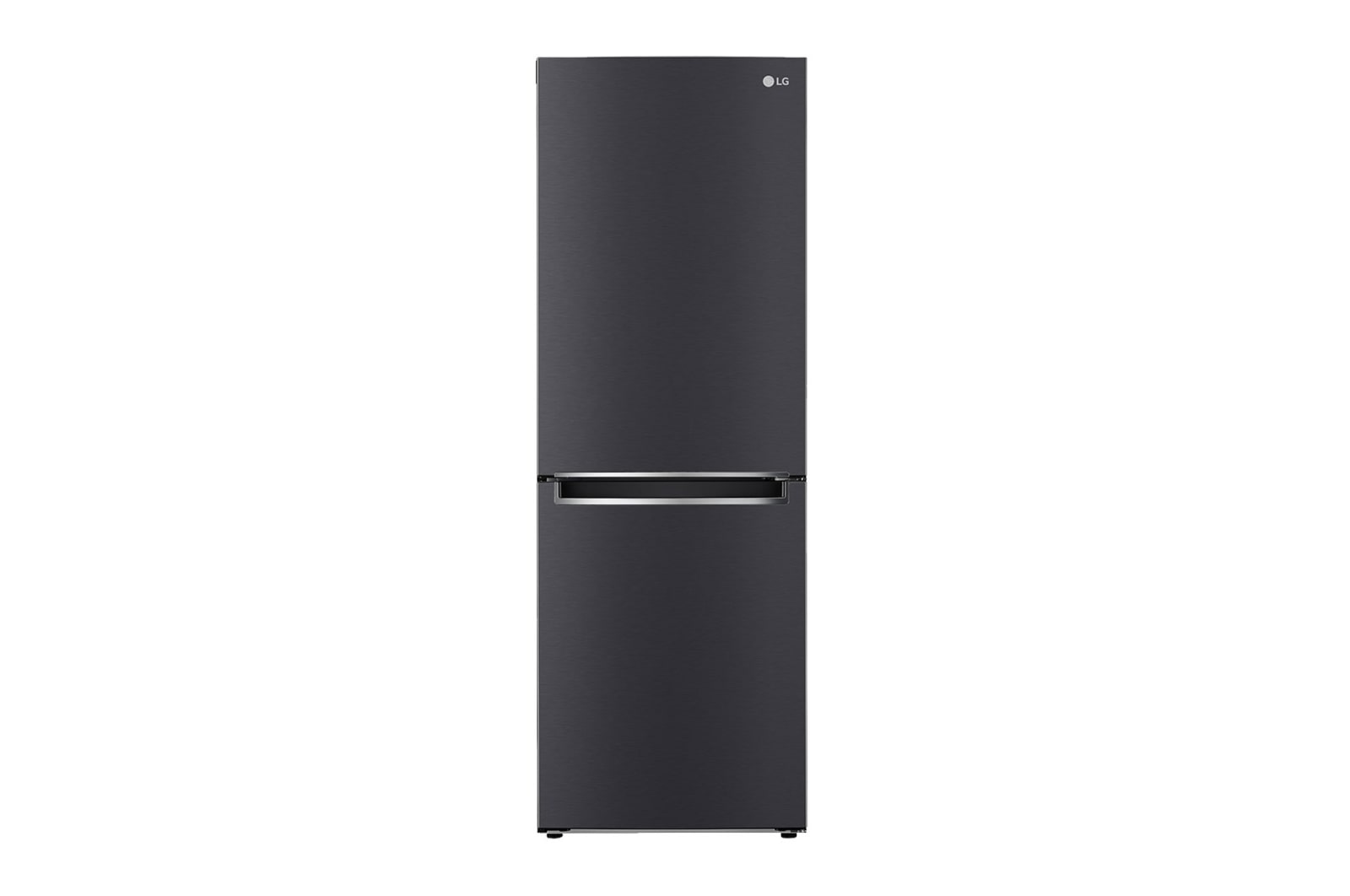 LG 306L Bottom Mount Fridge with Door Cooling in Matte Black Finish, GB-335MBL