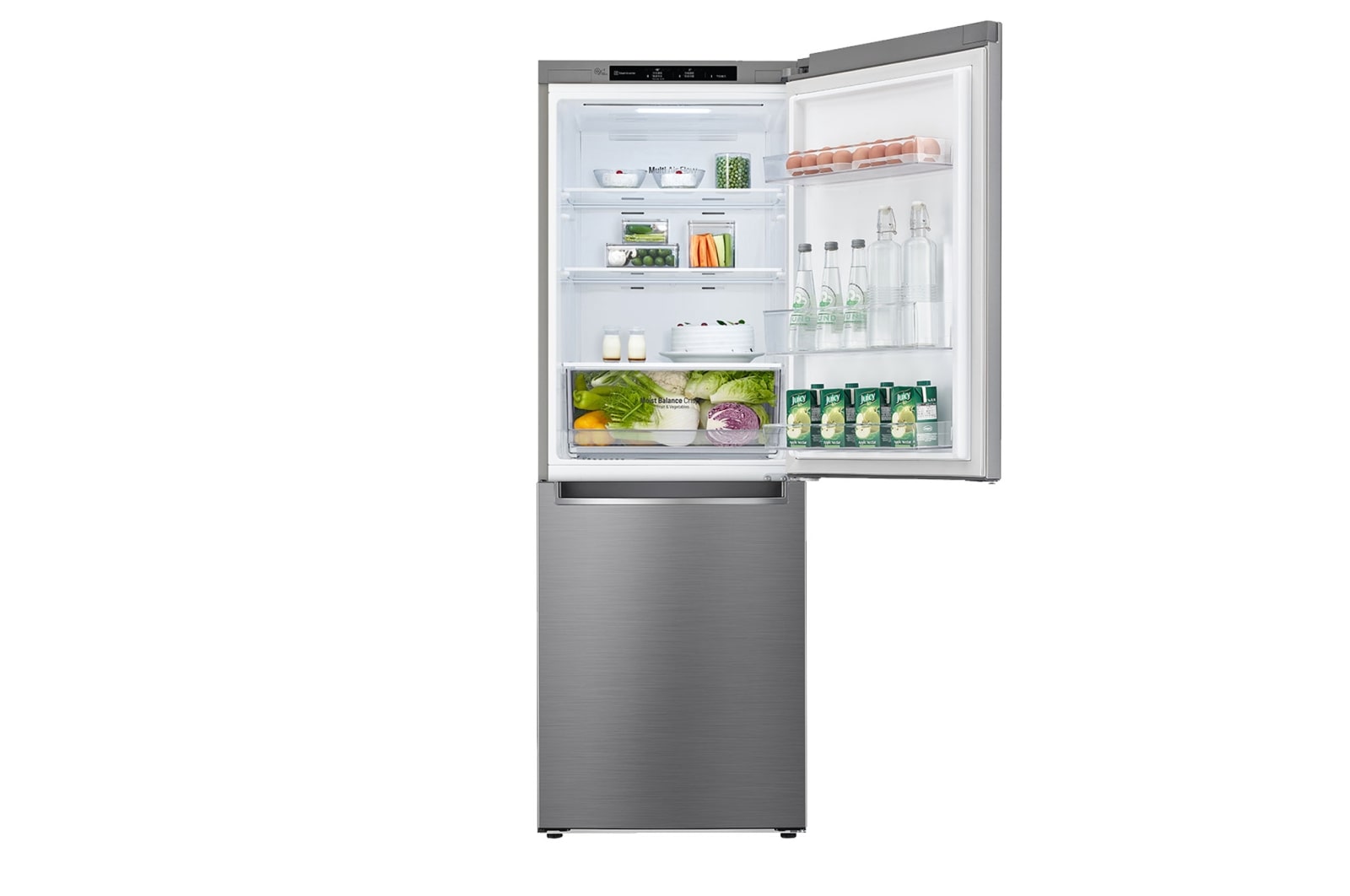 LG 306L Bottom Mount Fridge - Stainless Finish, GB-335PL