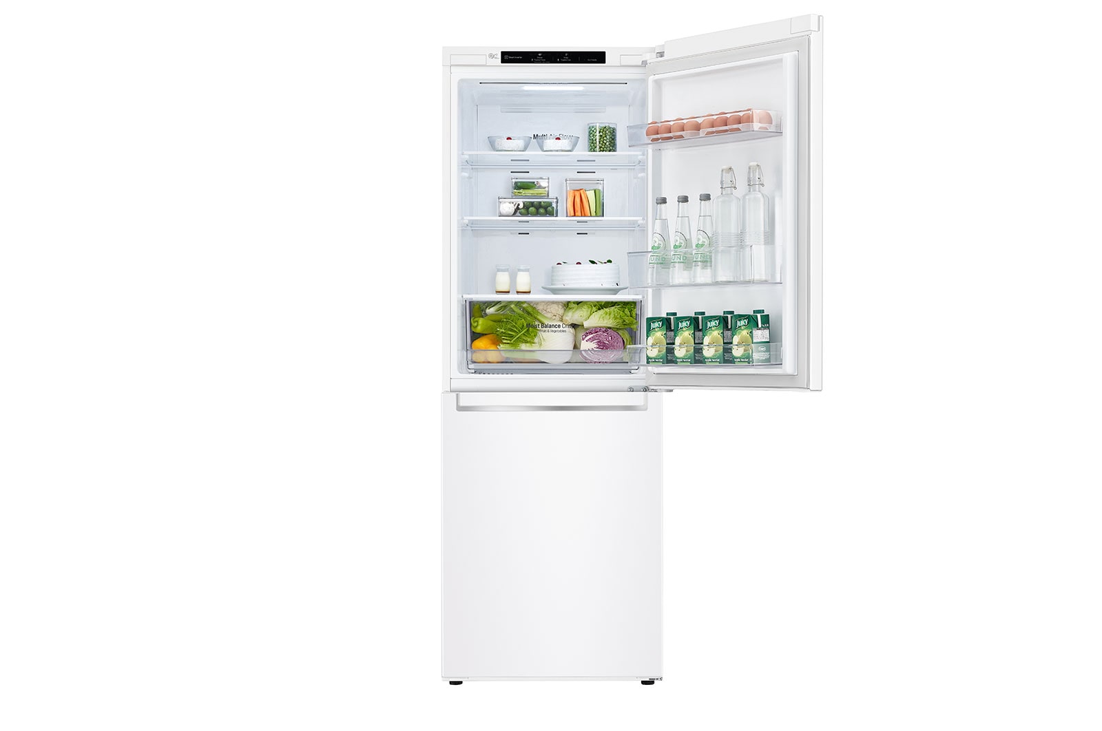 LG 306L Bottom Mount Fridge with Door Cooling in White Finish​, GB-335WL