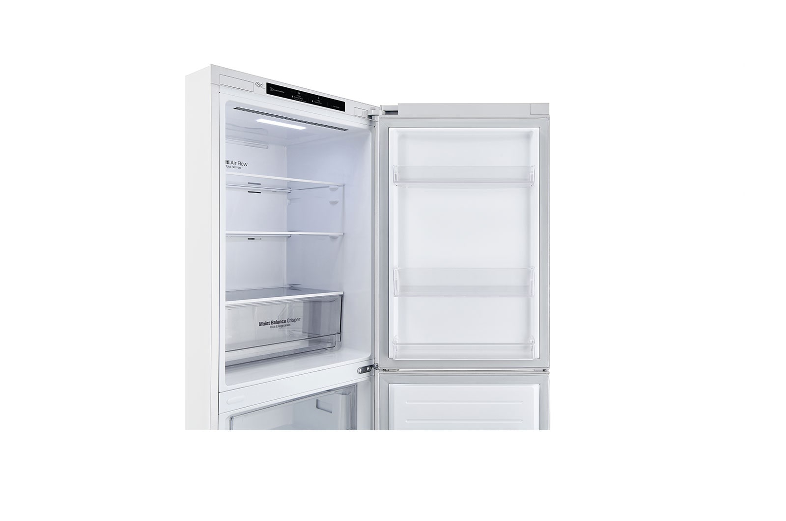 LG 306L Bottom Mount Fridge with Door Cooling in White Finish​, GB-335WL