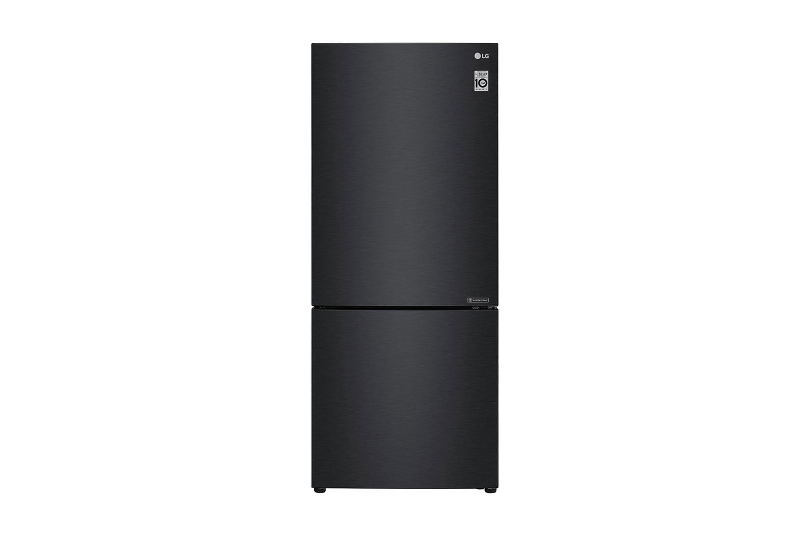 LG 420L Bottom Mount Fridge - Matte Black Finish, GB-455MBL