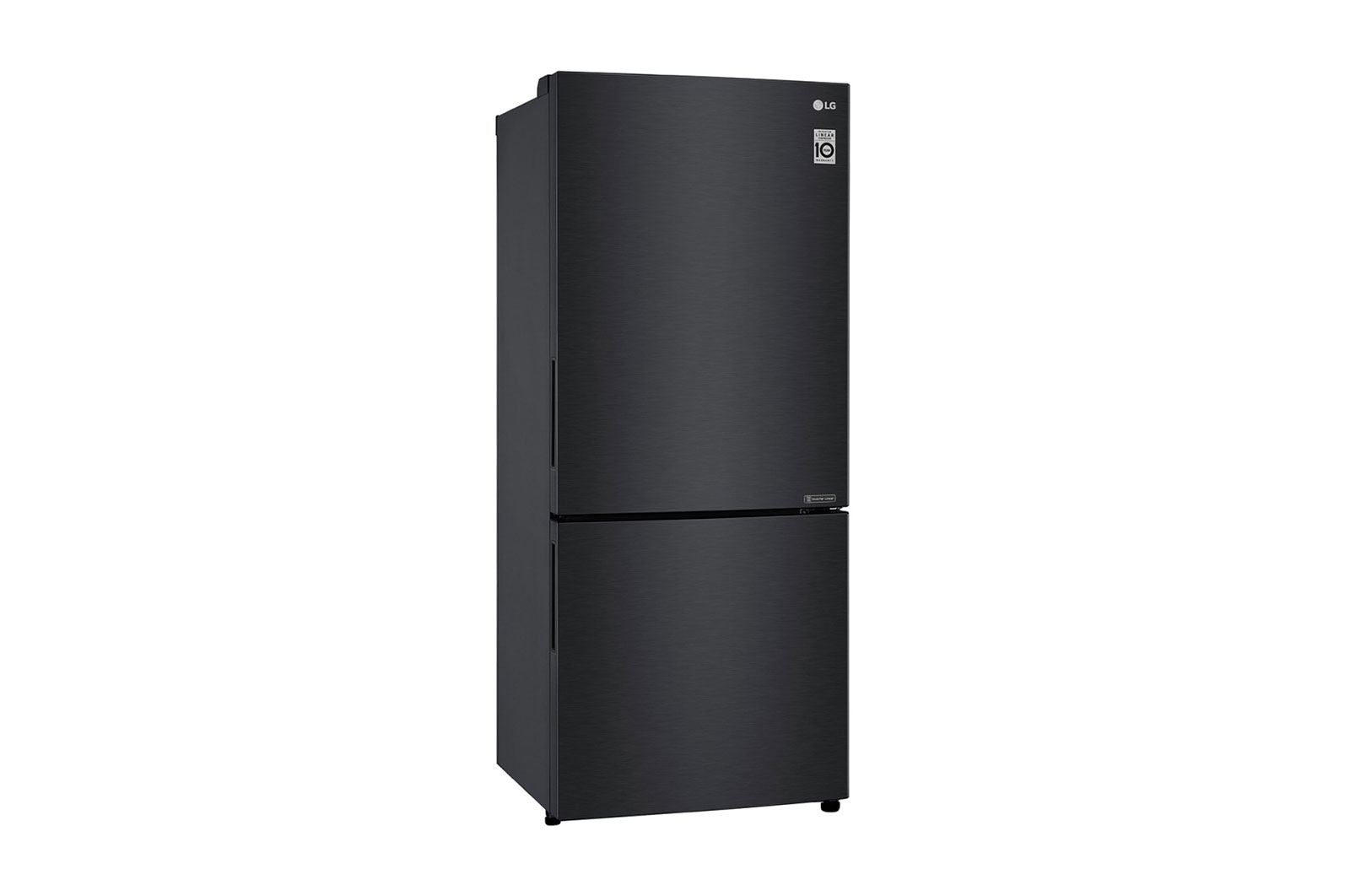 LG 420L Bottom Mount Fridge - Matte Black Finish, GB-455MBL