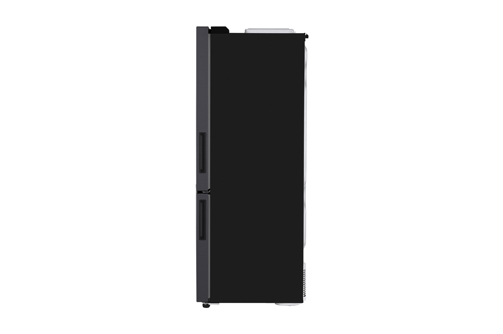 LG 420L Bottom Mount Fridge - Matte Black Finish, GB-455MBL