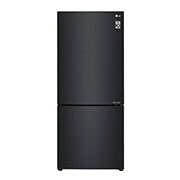 LG 420L Bottom Mount Fridge - Matte Black Finish, GB-455MBL