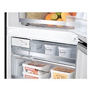 LG 420L Bottom Mount Fridge with Door Cooling in Stainless Finish, GB-455PL