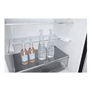 LG 420L Bottom Mount Fridge with Door Cooling in Stainless Finish, GB-455PL