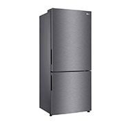 LG 420L Bottom Mount Fridge with Door Cooling in Dark Graphite Finish, GB-455UPLE