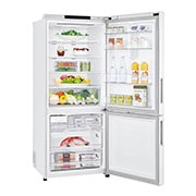 LG 420L Bottom Mount Fridge with Door Cooling in White Finish, GB-455WL