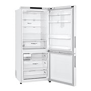 LG 420L Bottom Mount Fridge with Door Cooling in White Finish, GB-455WL