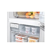 LG 420L Bottom Mount Fridge with Door Cooling in White Finish, GB-455WL