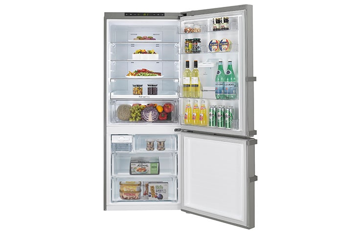 LG 450L Bottom Mount Refrigerator With 4½ Star Energy Rating, GB-W450UPLX