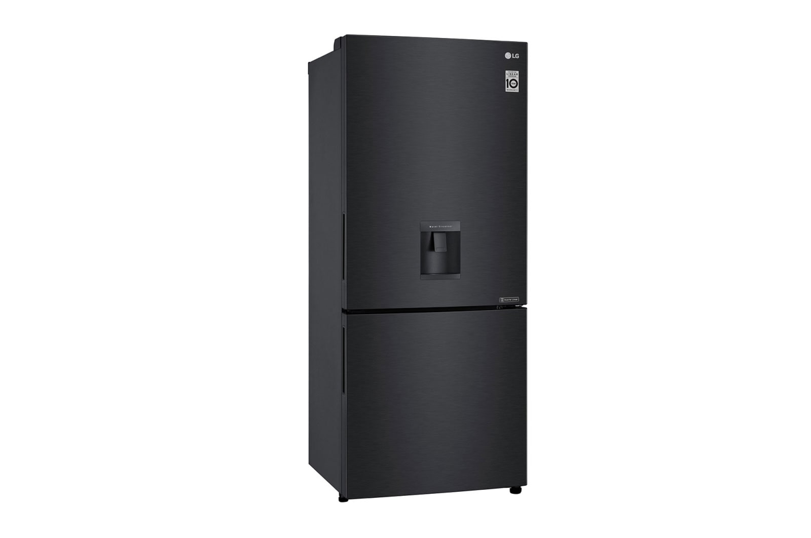 LG 420L Bottom Mount Fridge with Door Cooling in Matte Black Finish, GB-W455MBL