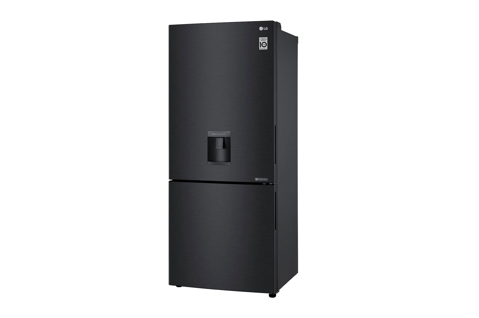 LG 420L Bottom Mount Fridge with Door Cooling in Matte Black Finish, GB-W455MBL