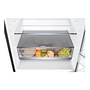 LG 420L Bottom Mount Fridge with Door Cooling in Matte Black Finish, GB-W455MBL