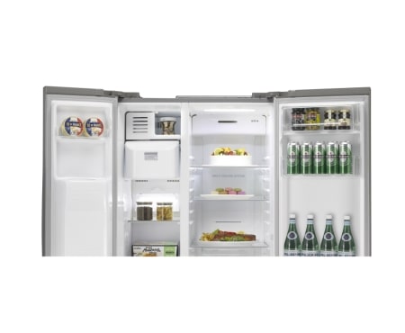 LG 563L Side by Side refrigerator with Non Plumbed Ice & Water, GC-L197HPNL