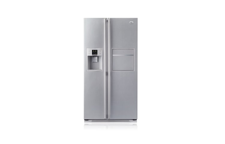 LG 567L Titanium Side by Side Fridge with One Touch Homebar, GC-P197NFS