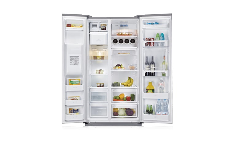 LG 567L Titanium Side by Side Fridge with One Touch Homebar, GC-P197NFS