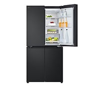 LG 530L Slim French Door Fridge in Matt Black Finish, GF-B505MBL