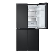 LG 530L Slim French Door Fridge in Matt Black Finish, GF-B505MBL