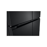 LG 530L Slim French Door Fridge in Matt Black Finish, GF-B505MBL