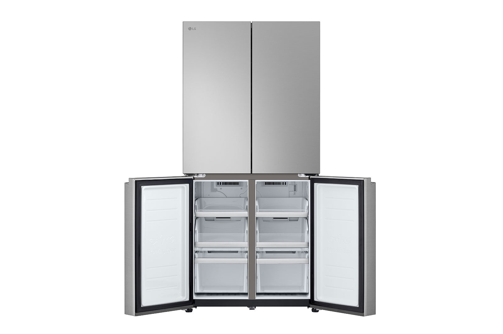 LG 530L Slim French Door Fridge in Stainless Finish, GF-B505PL