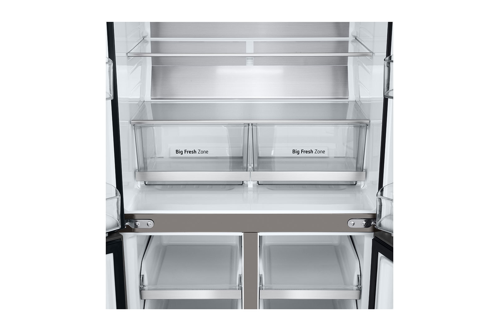 LG 530L Slim French Door Fridge in Stainless Finish, GF-B505PL