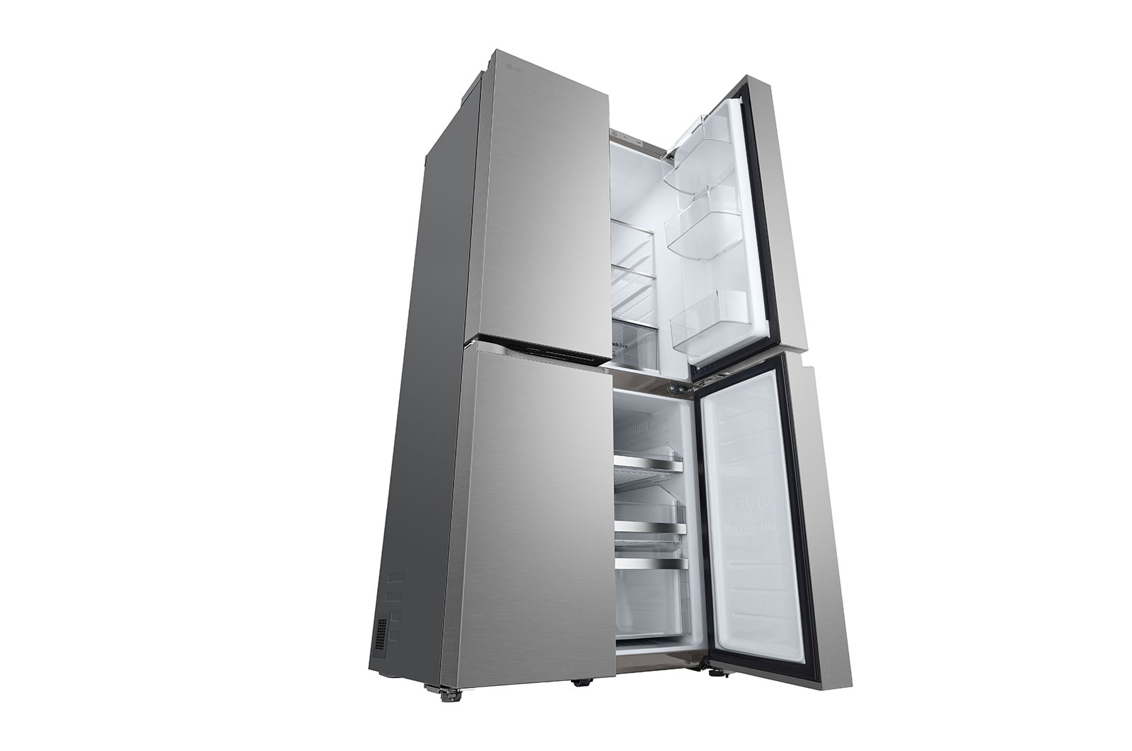 LG 530L Slim French Door Fridge in Stainless Finish, GF-B505PL