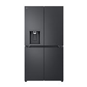 LG 638L French Door Fridge, with Door-In-Door®, in Matte Black Finish, GF-D700MBLC