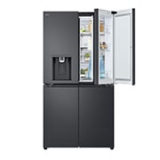 LG 638L French Door Fridge, with Door-In-Door®, in Matte Black Finish, GF-D700MBLC