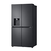 LG 638L French Door Fridge, with Door-In-Door®, in Matte Black Finish, GF-D700MBLC